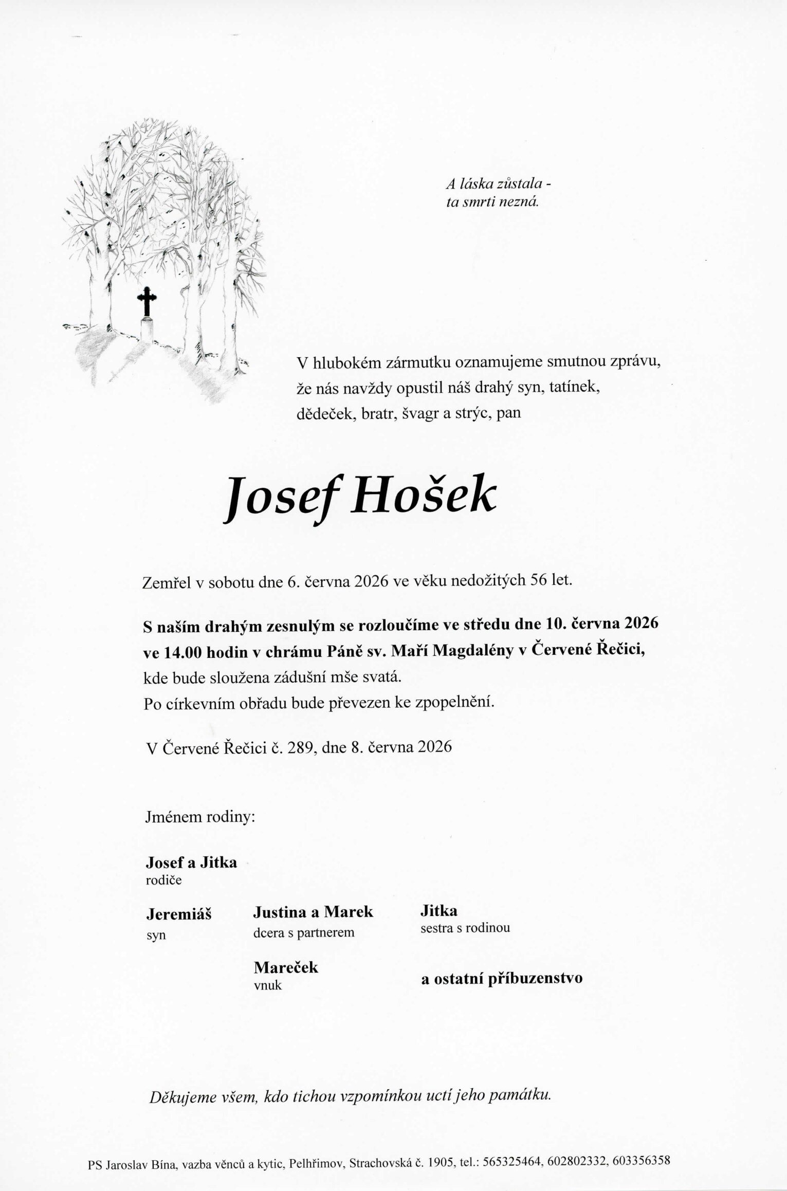 Parte – Josef Hošek