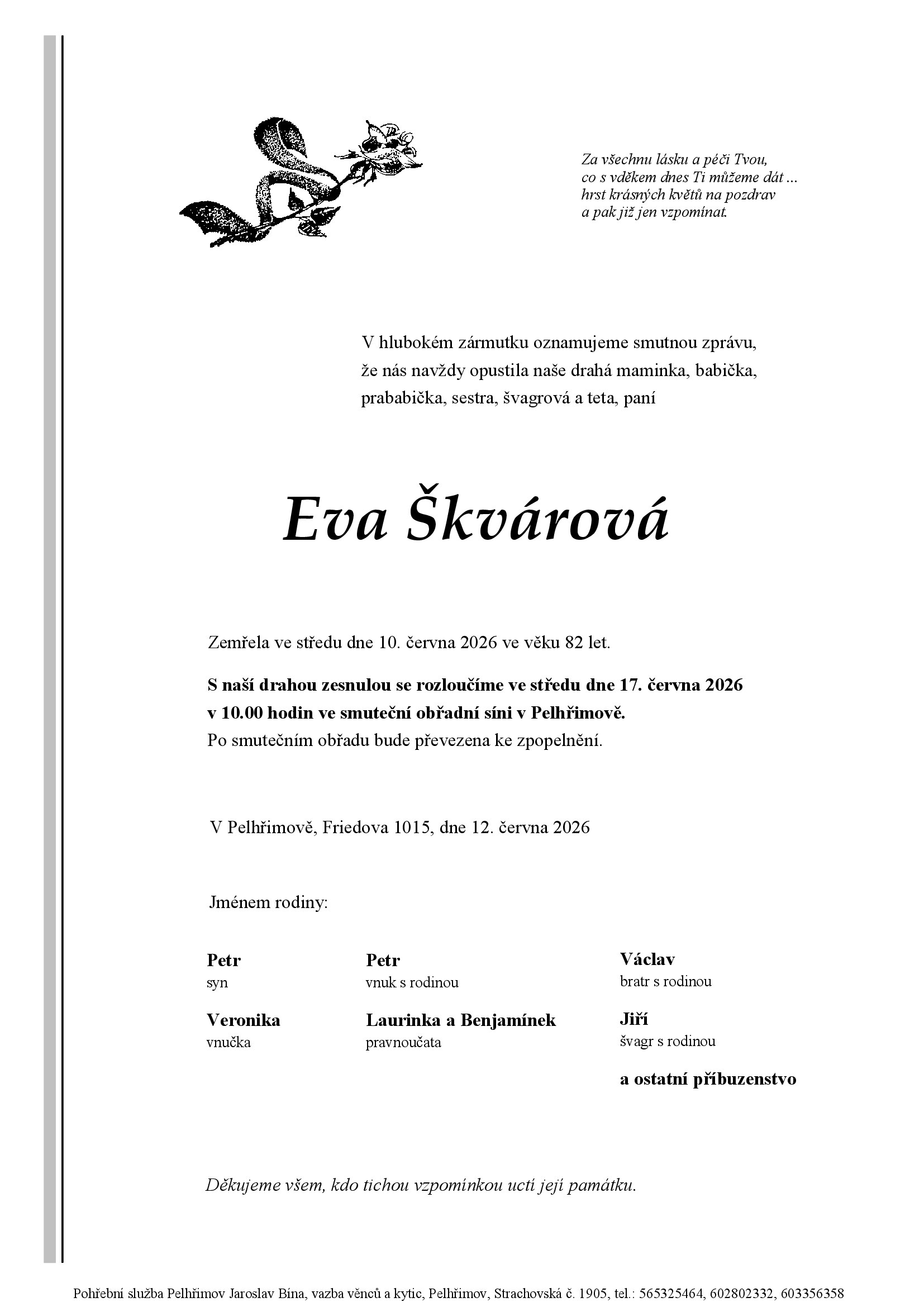 Parte – Eva Škvárová