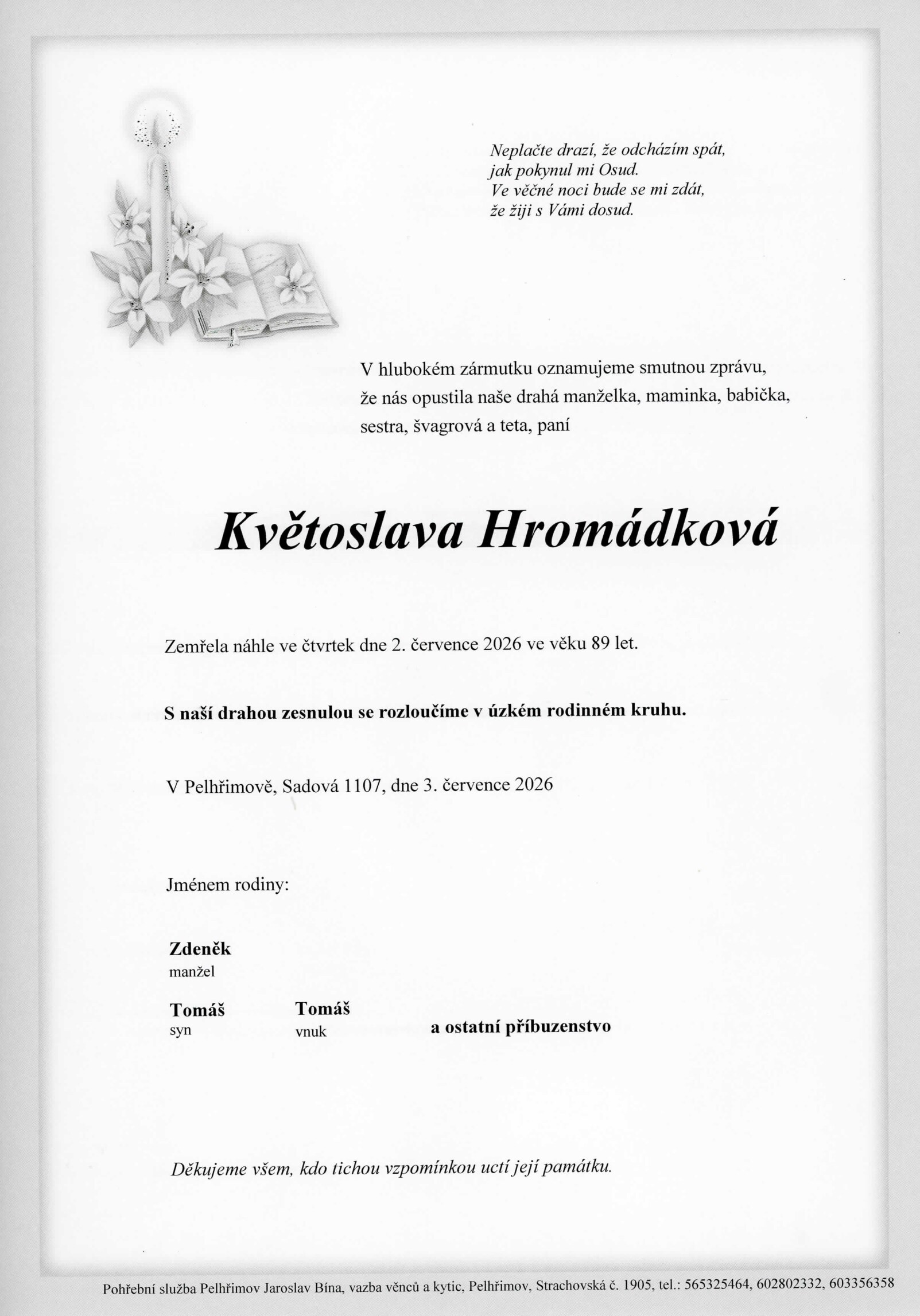 Parte – Květoslava Hromádková
