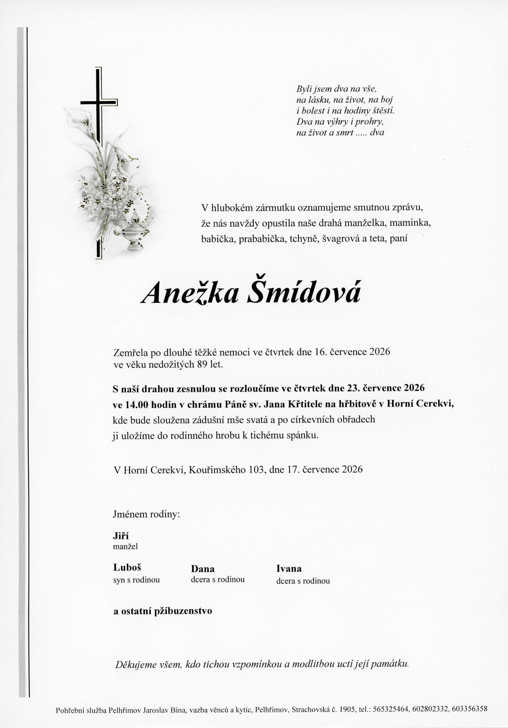 Parte – Anežka Šmídová
