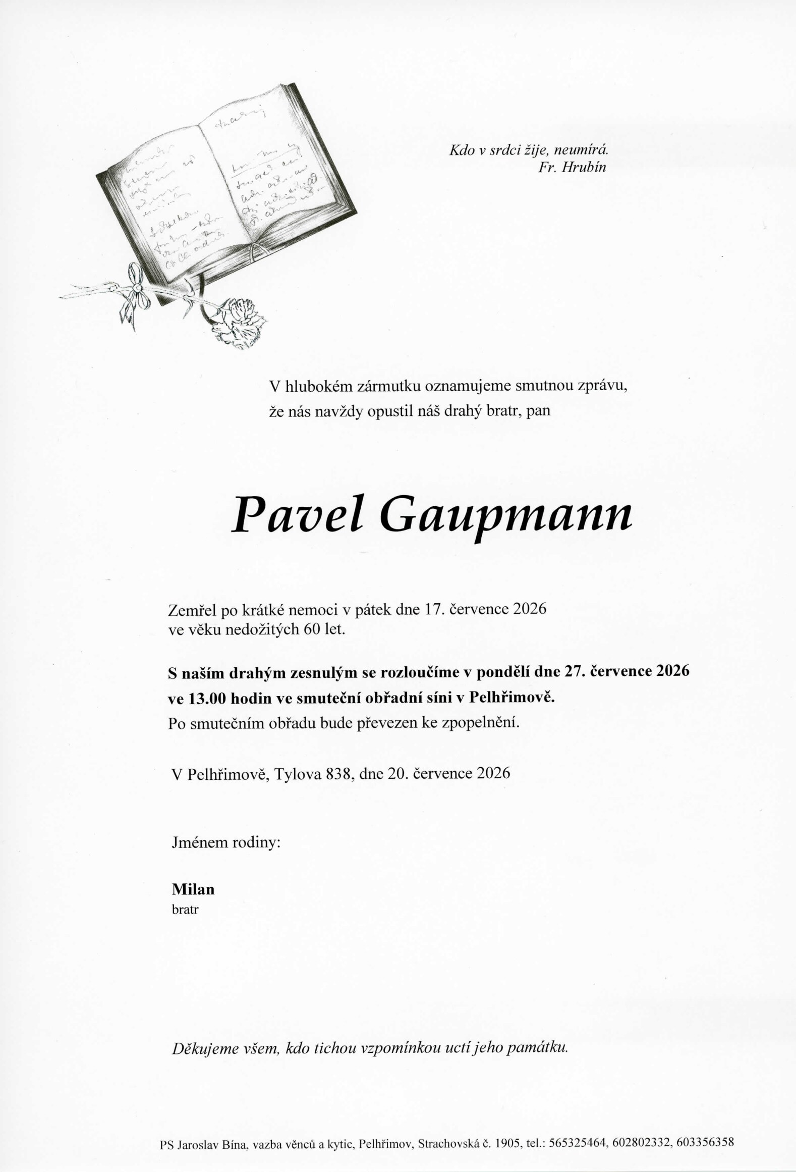 Parte – Pavel Gaupmann