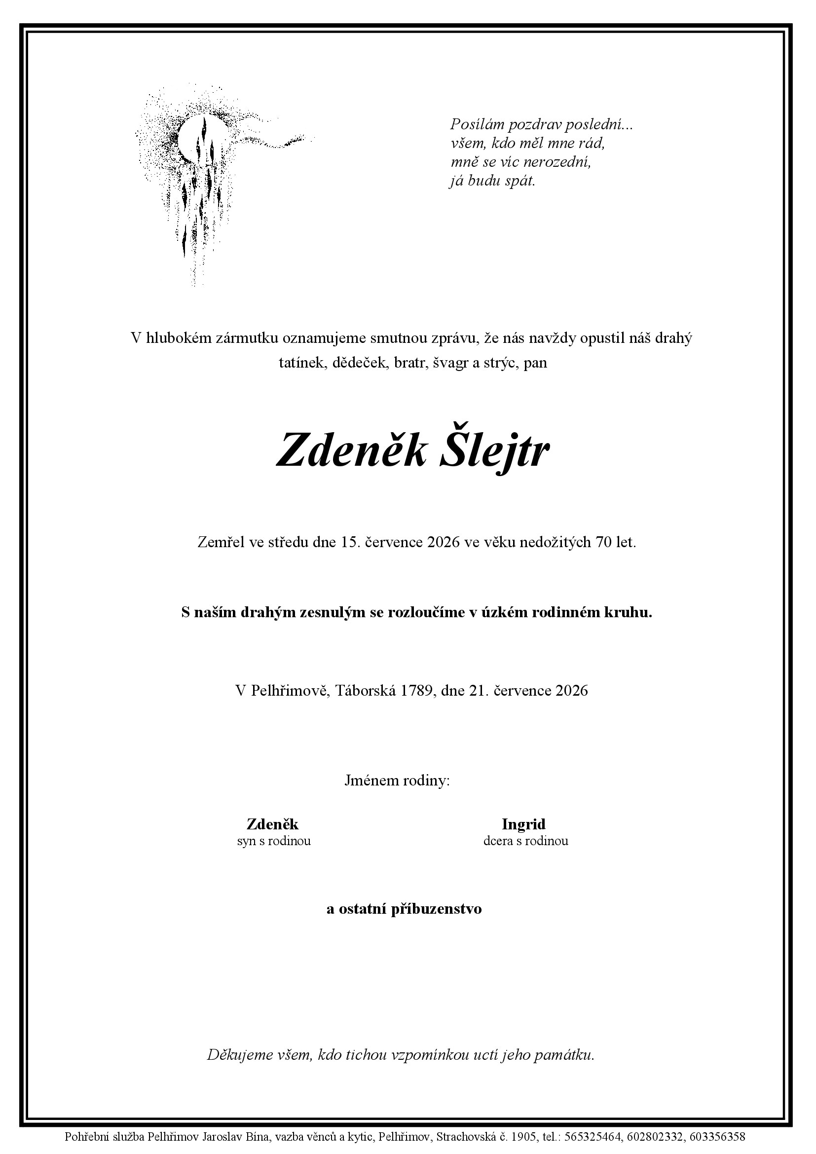 Parte – Zdeněk Šlejtr
