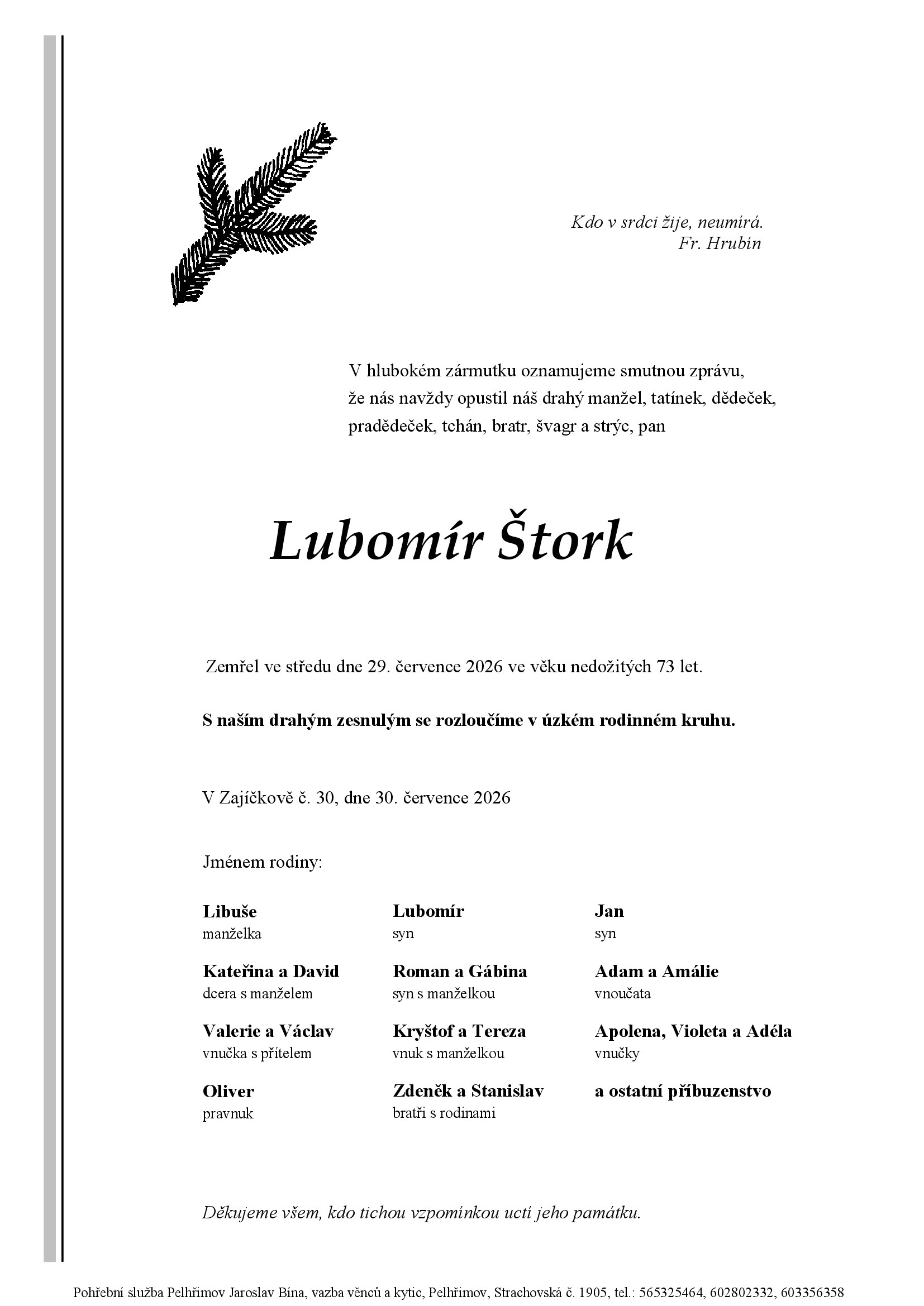 Parte – Lubomír Štork