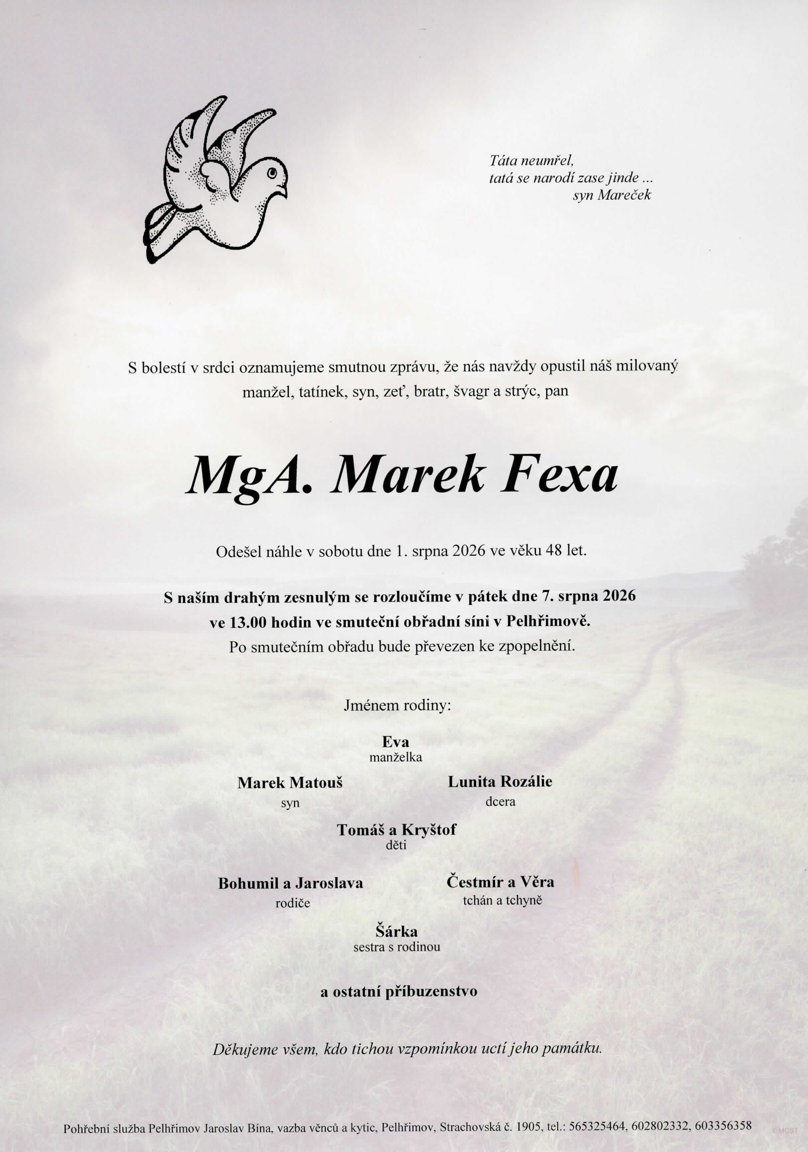 Parte – MgA. Marek Fexa