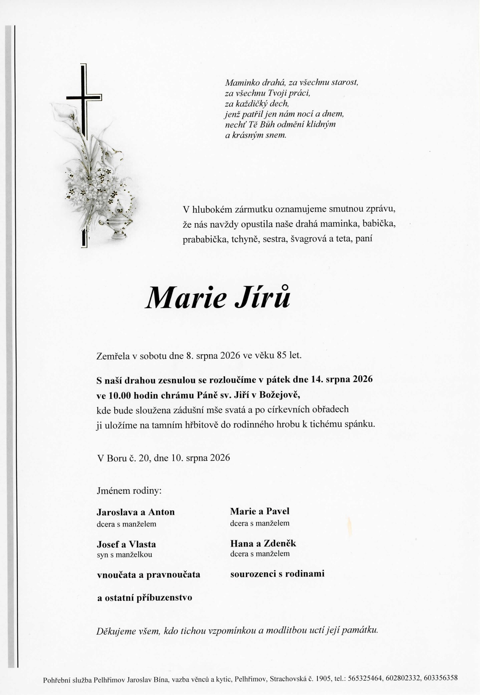 Parte – Marie Jírů