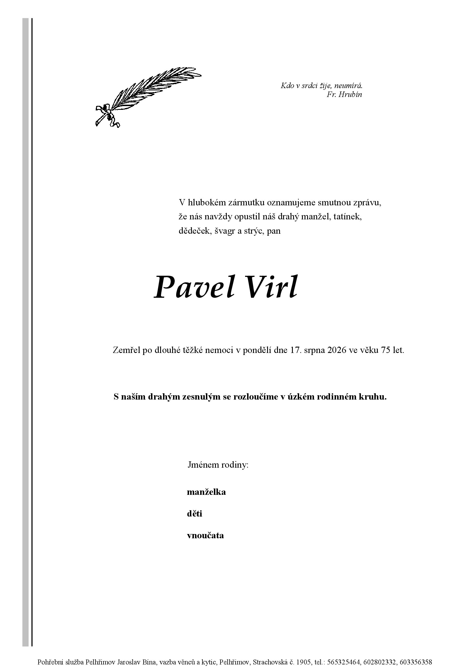 Parte – Pavel Virl