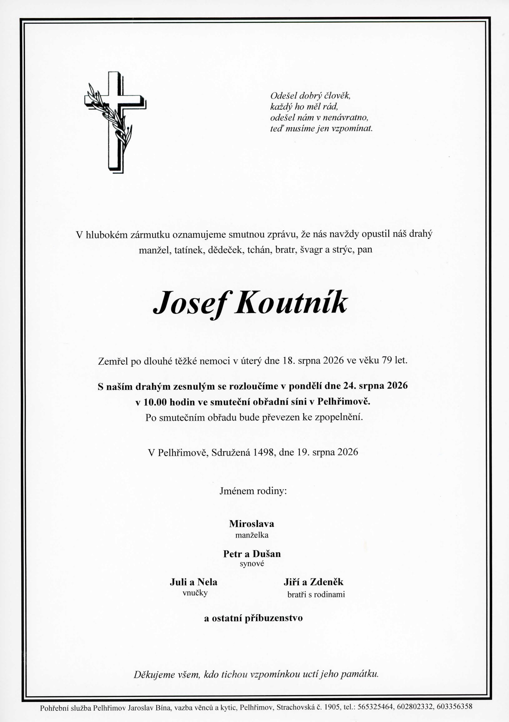 Parte – Josef Koutník