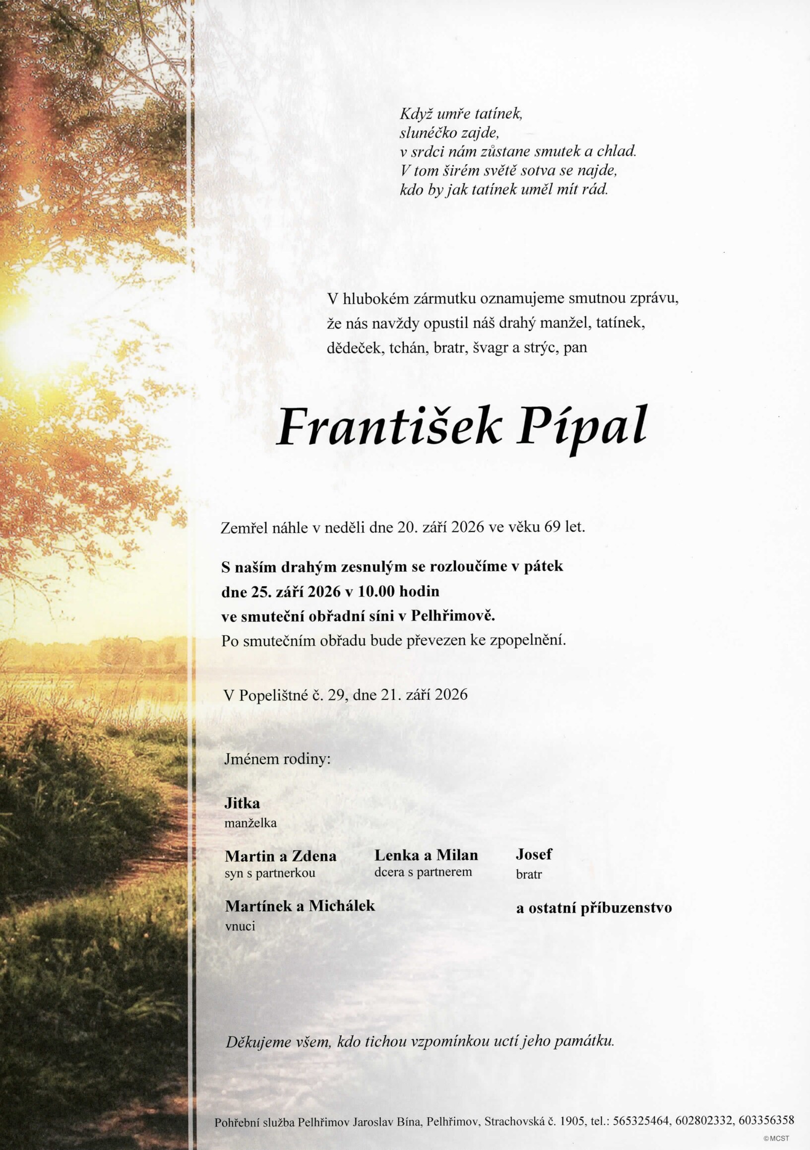 Parte – František Pípal