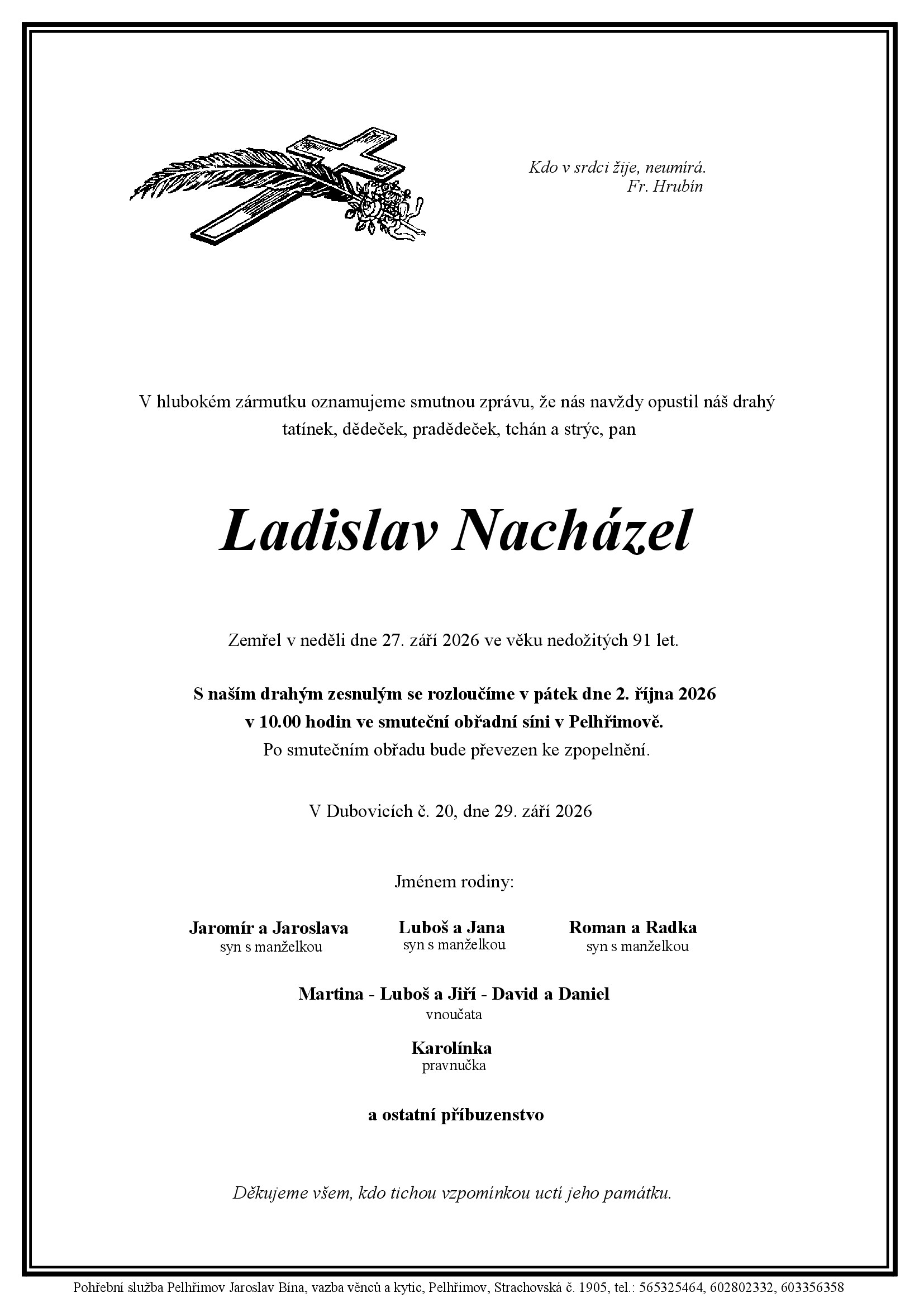 Parte – Ladislav Nacházel