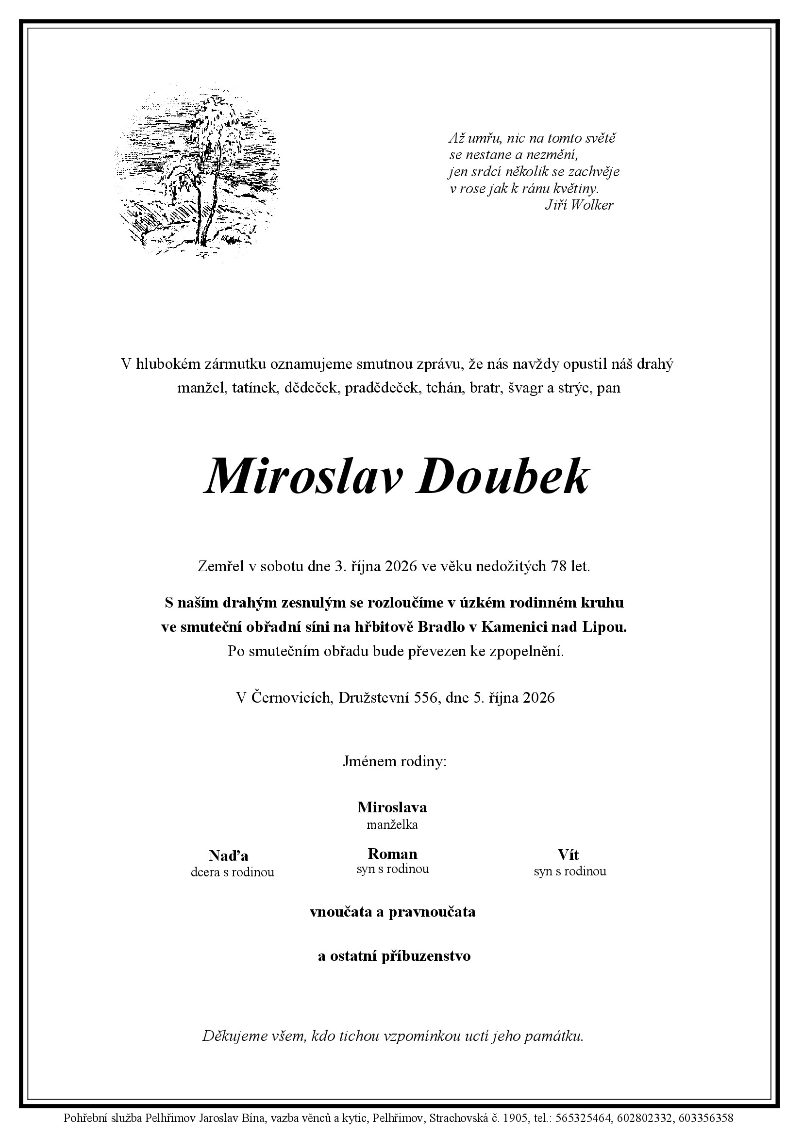 Parte – Miroslav Doubek