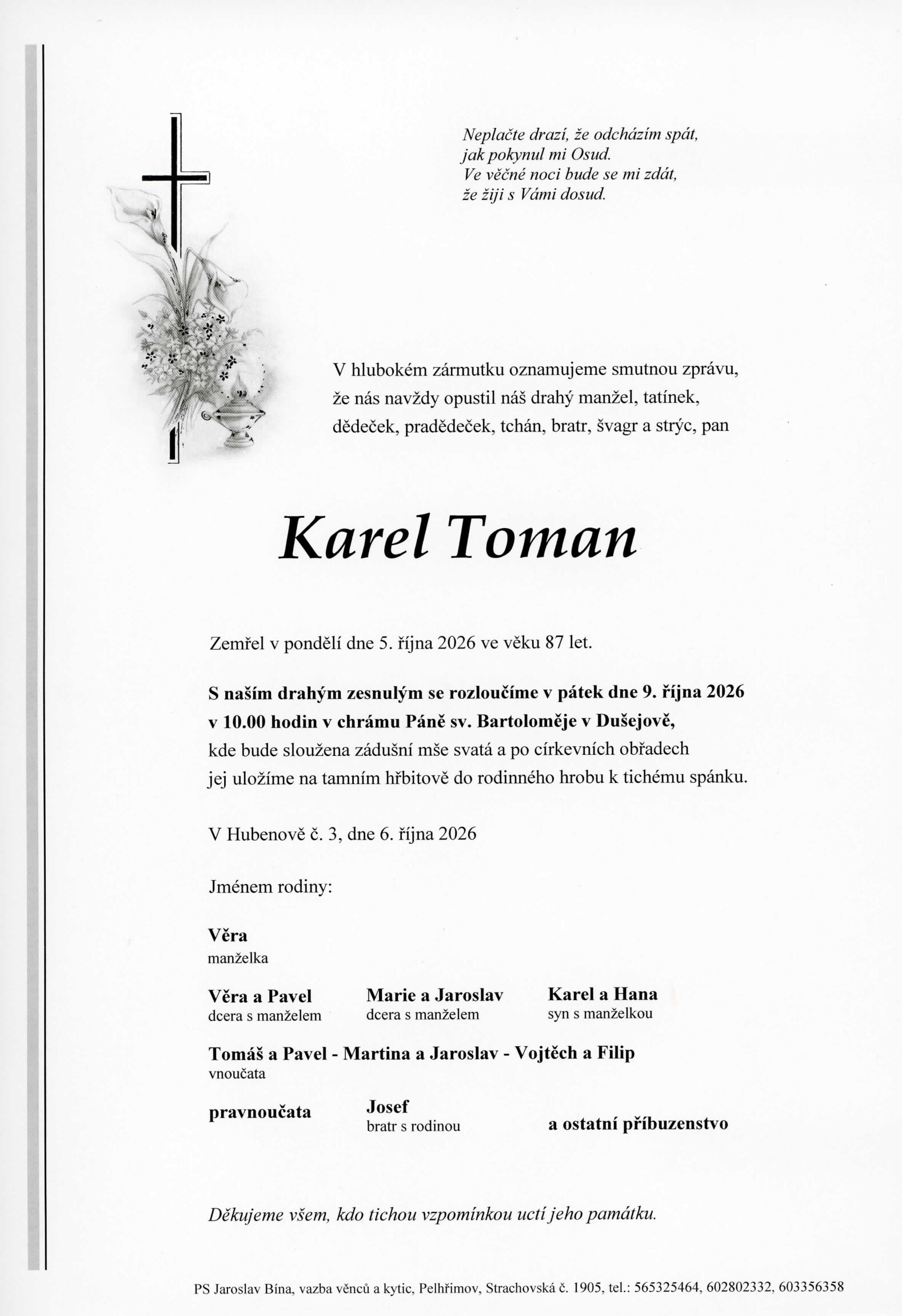 Parte – Karel Toman
