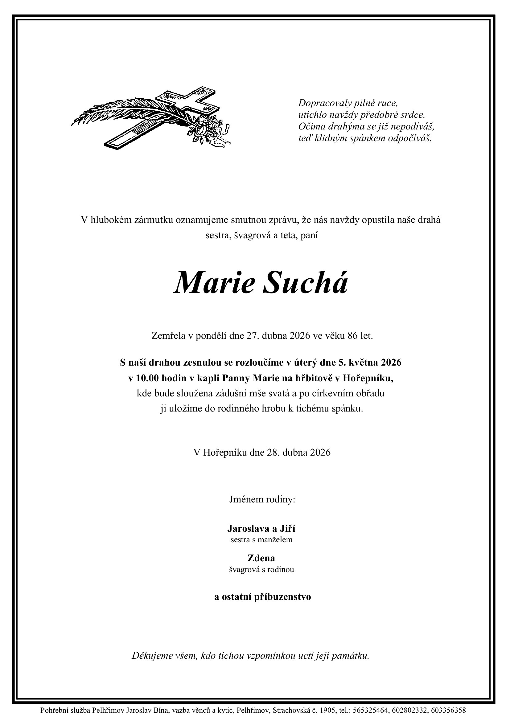 Parte – Marie Suchá