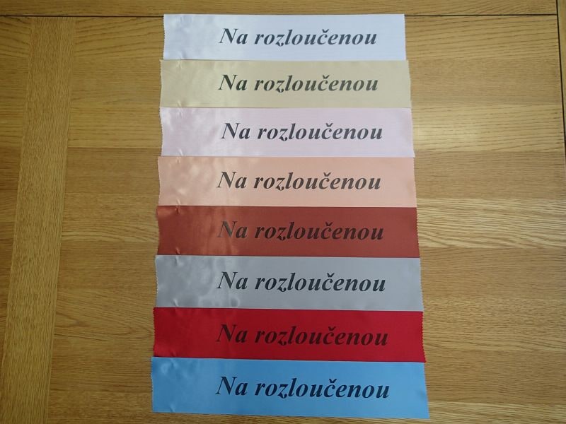 Smuteční stuha č. 9