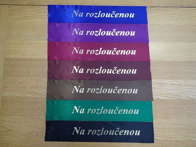 Smuteční stuha č. 10