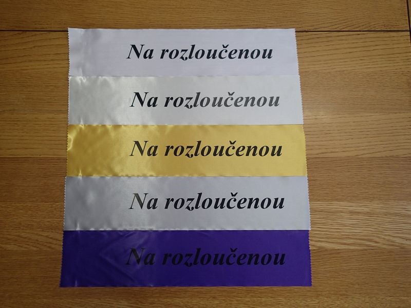 Smuteční stuha č. 12